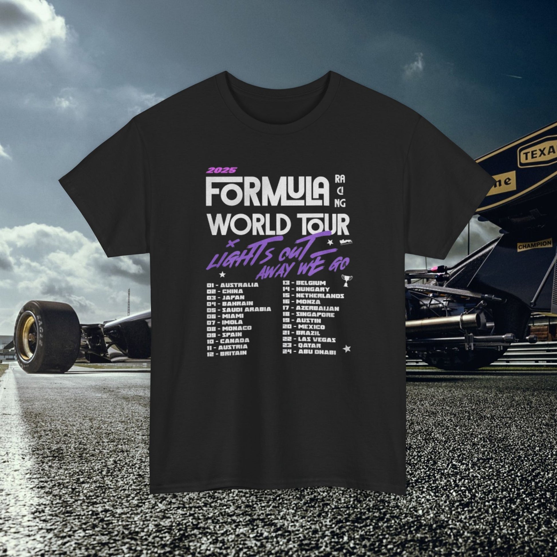 Formula World Tour Schedule T-Shirt