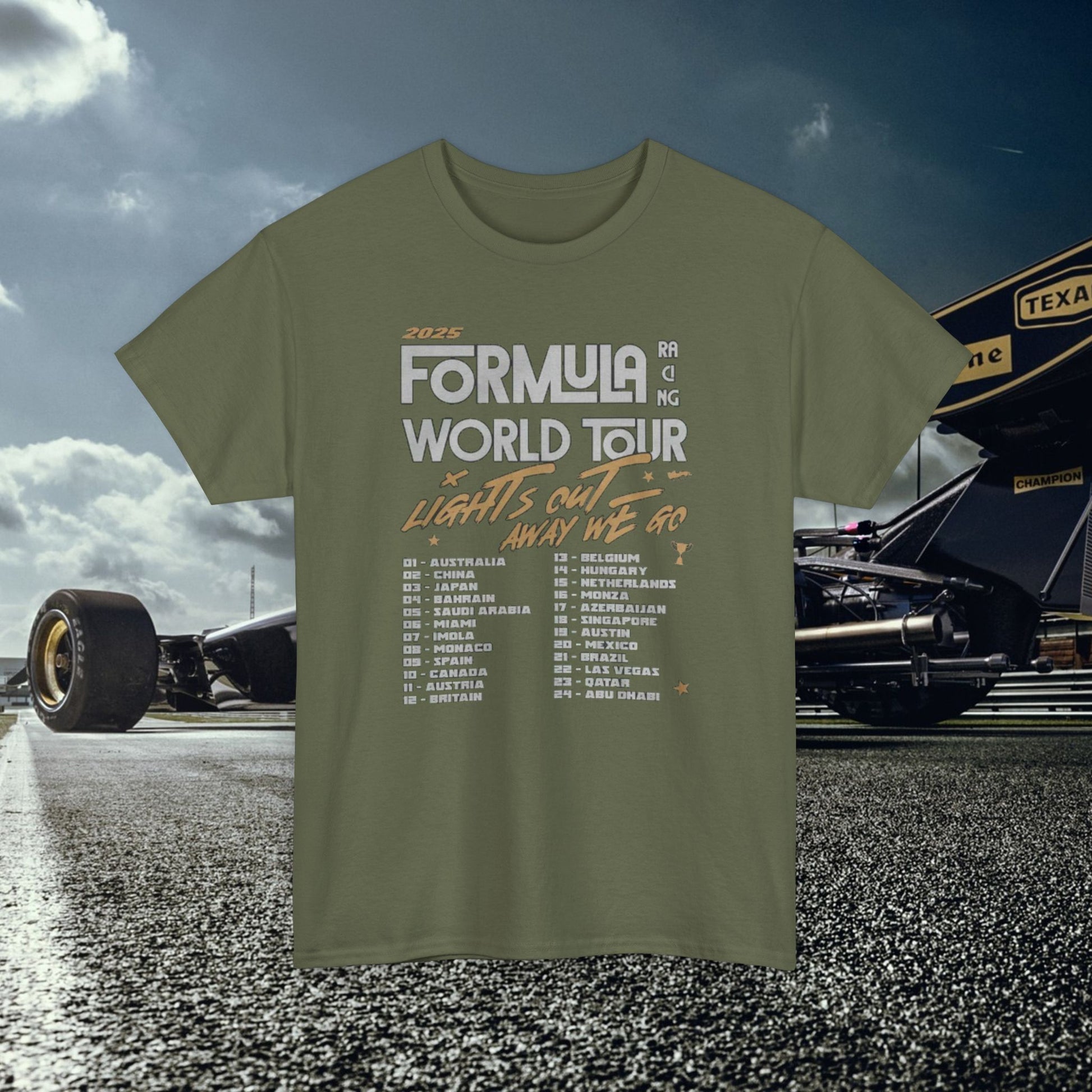 Formula World Tour Schedule T-Shirt