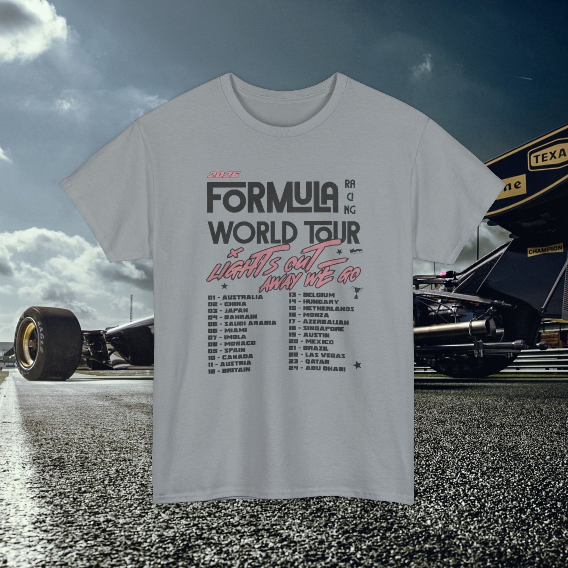Formula World Tour Schedule T-Shirt