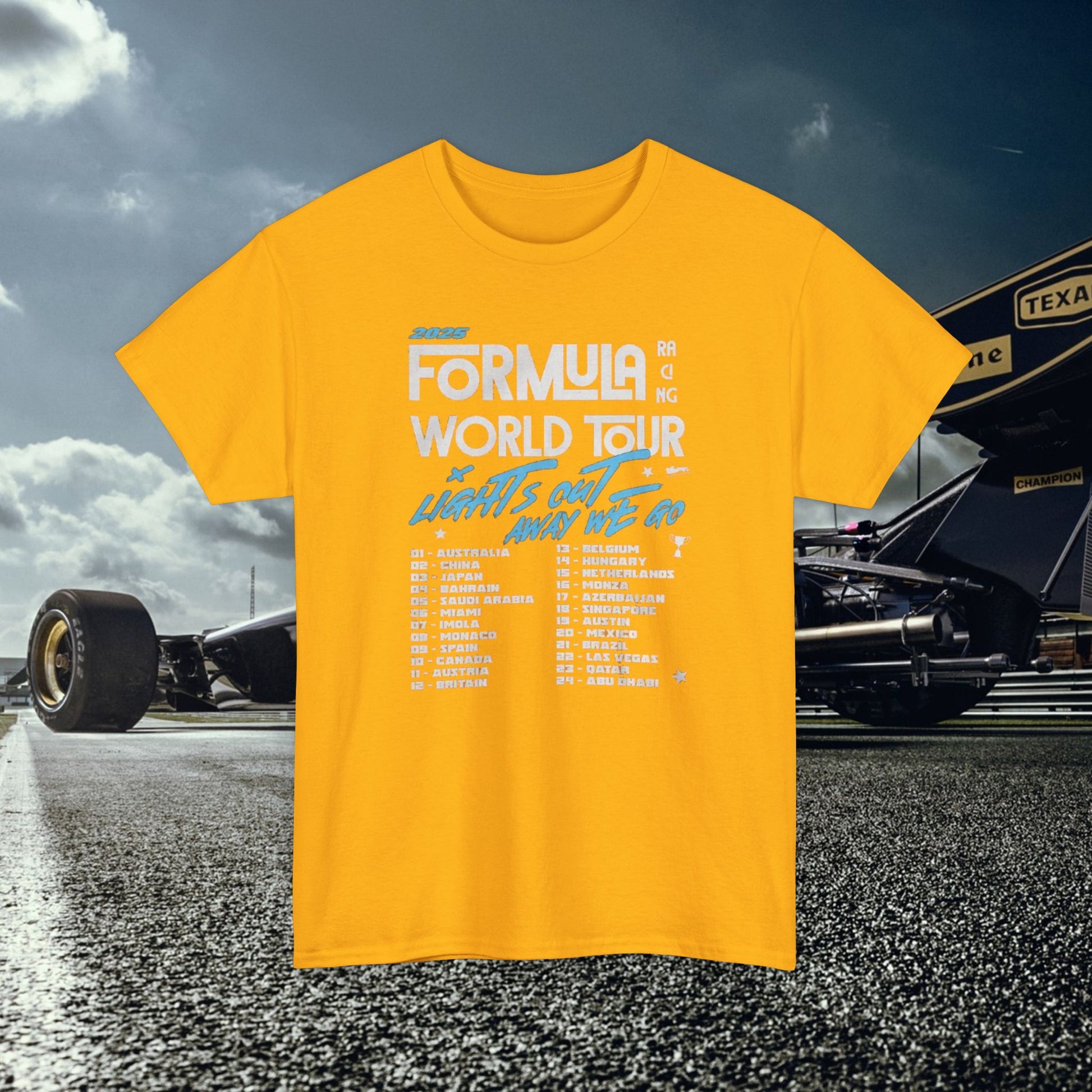 Formula World Tour Schedule T-Shirt