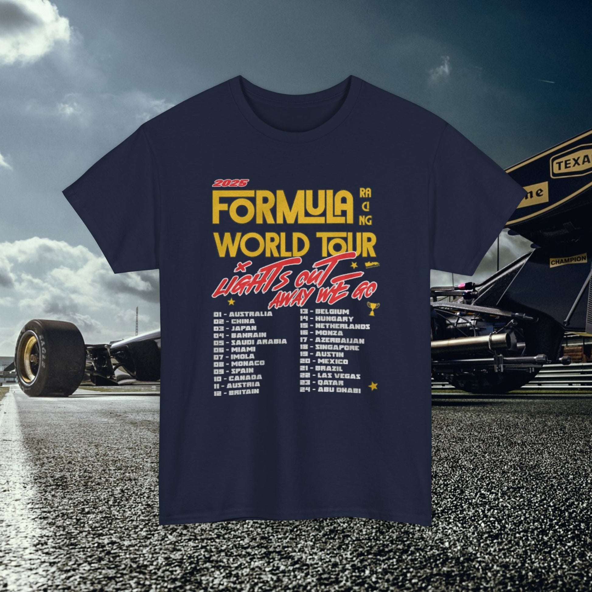 Formula World Tour Schedule T-Shirt