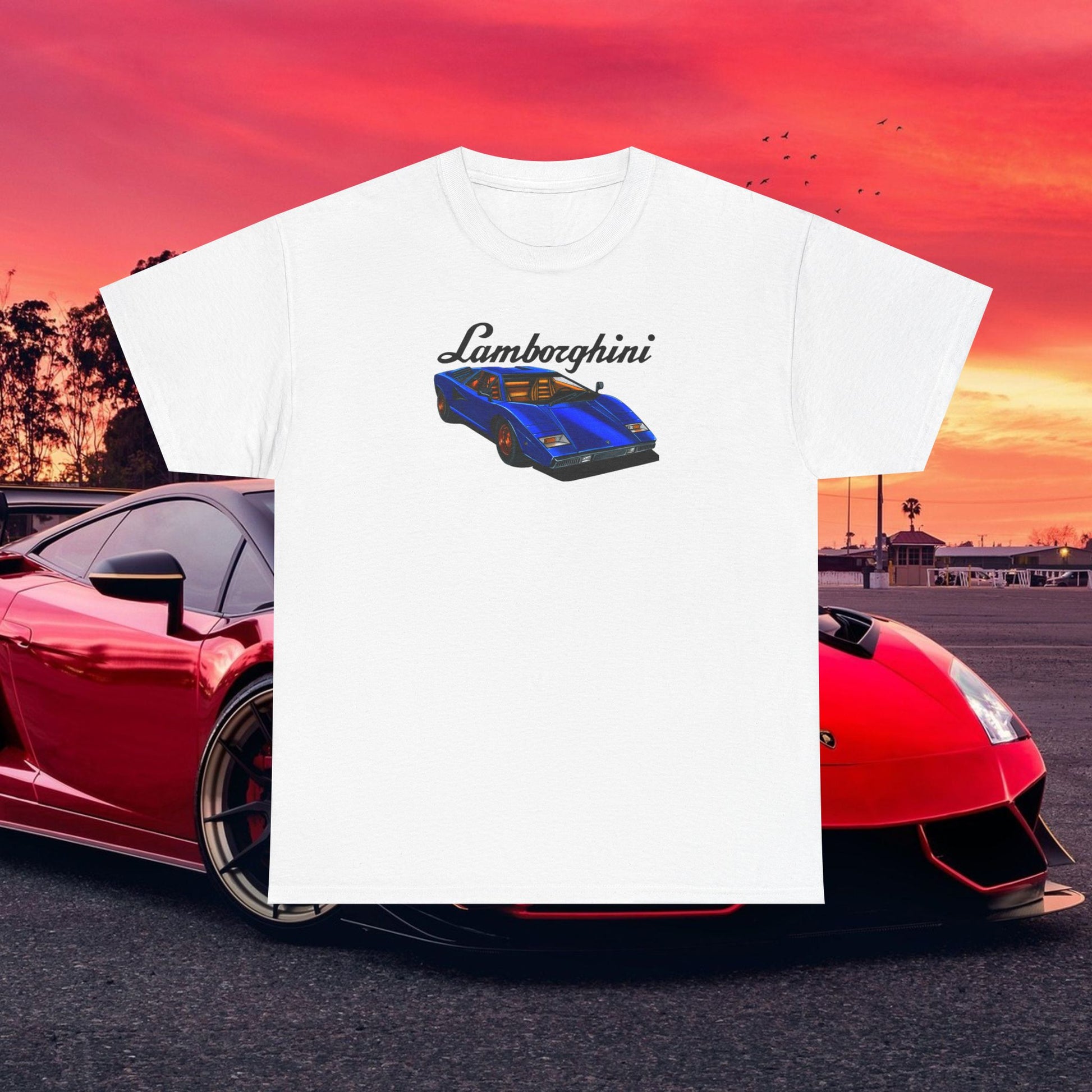 Blue Lamborghini Shirt
