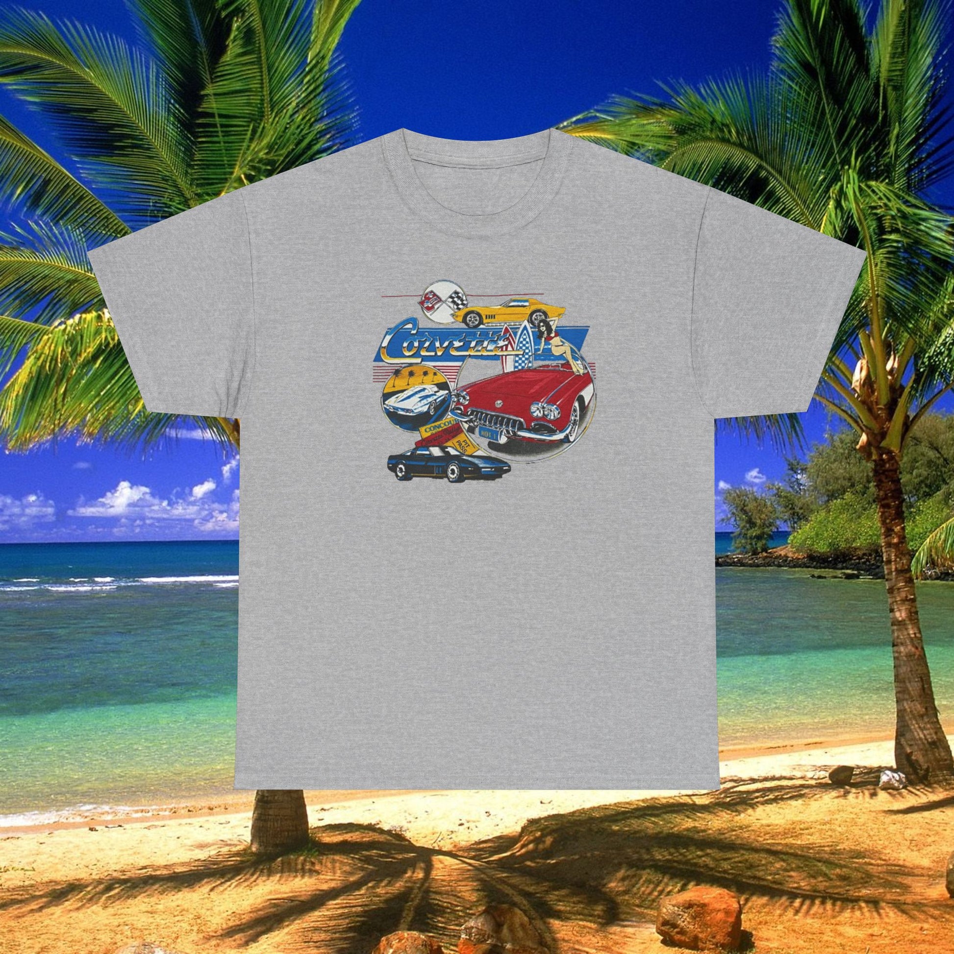Beach Babe Corvette Shirt