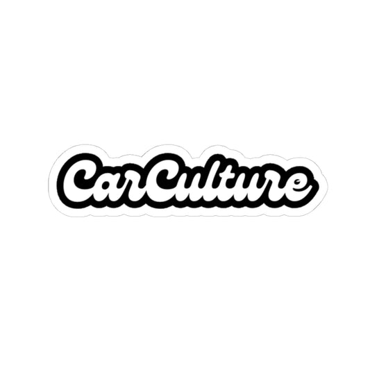 Car Culture Kiss-Cut Stickers - Stylish Automotive Decals for Your Laptop and Gear